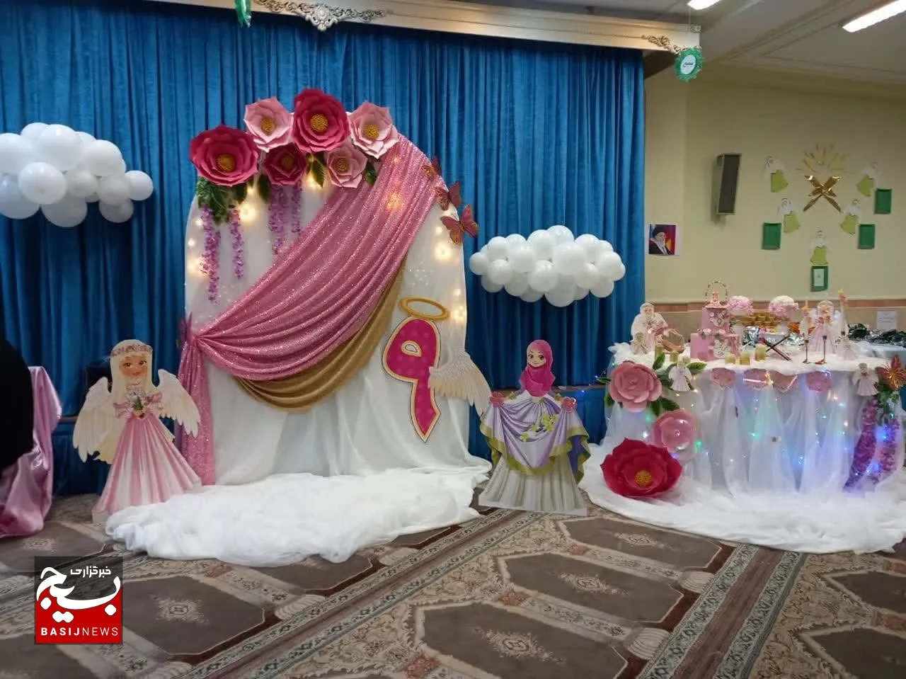جشن فرشته‌های محله رضویه قم برگزار شد