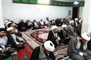 گردهمایی علما وفضلا در دفترامام جمعه خوانسار/ تصاویر
