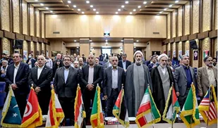 همایش بین&zwnj;المللی جهان عاری از سلطه آمریکا وصهیونیسم برگزار شد