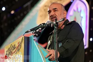 سخنرانی سرلشکر سلامی در میدان امام حسین(ع)