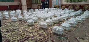 از اسکان مسافرین در برف مانده تا توزیع غذای گرم و بسته معیشتی در منطقه کلاته خیج