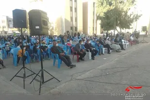 در مراسم جنگ شادی از بسیجیان نمونه تقدیر شد