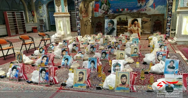 تهیه و توزیع بسته های معیشتی در سالروز ارتحال ملکوتی رهبر مستضعفان عالم
