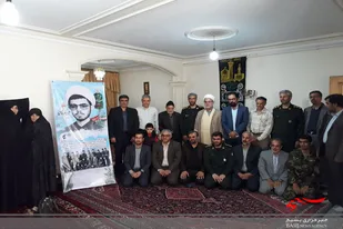 دیدار اصحاب رسانه همدان با خانواده شهید &laquo;عبادی&zwnj;نیا&raquo;