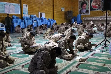 مسابقه سراسری کتابخوانی جوان سرباز در لردگان برگزار شد
