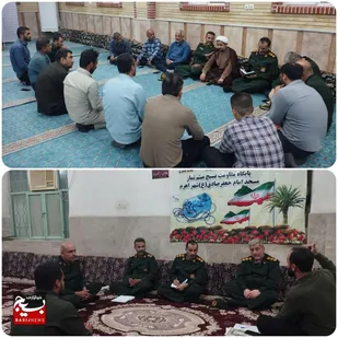 دیدار وسرکشی فرمانده سپاه تنگستان از پایگاه&zwnj;های مقاومت