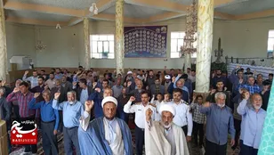 راهپیمایی بشارت نصر در وردنجان