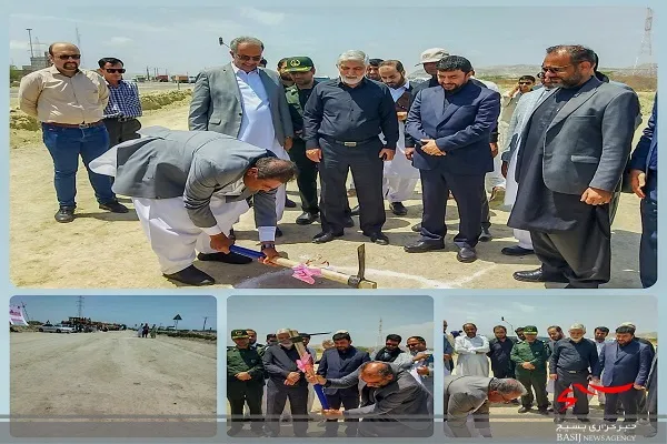 آغاز عملیات اجرایی احداث باند دوم پلیس راه چابهار - سه راهی ریمدان برگزار شد