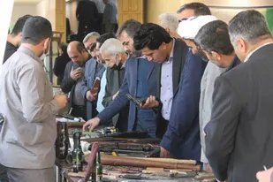 برگزاری نمایشگاه تجهیزات و دستاورد های گشت رضویون در ناحیه مقاومت بسیج امام صادق(ع)