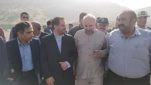 بازدید رئیس مجلس از طرح سد مخزنی تنگ سرخ یاسوج / قالیباف: خسارات وارد شده به مردم تعیین و کارشناسی شود