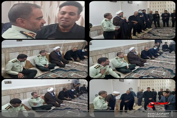 فرمانده انتظامی استان سیستان و بلوچستان با خانواده شهید رضایی دیدار کرد