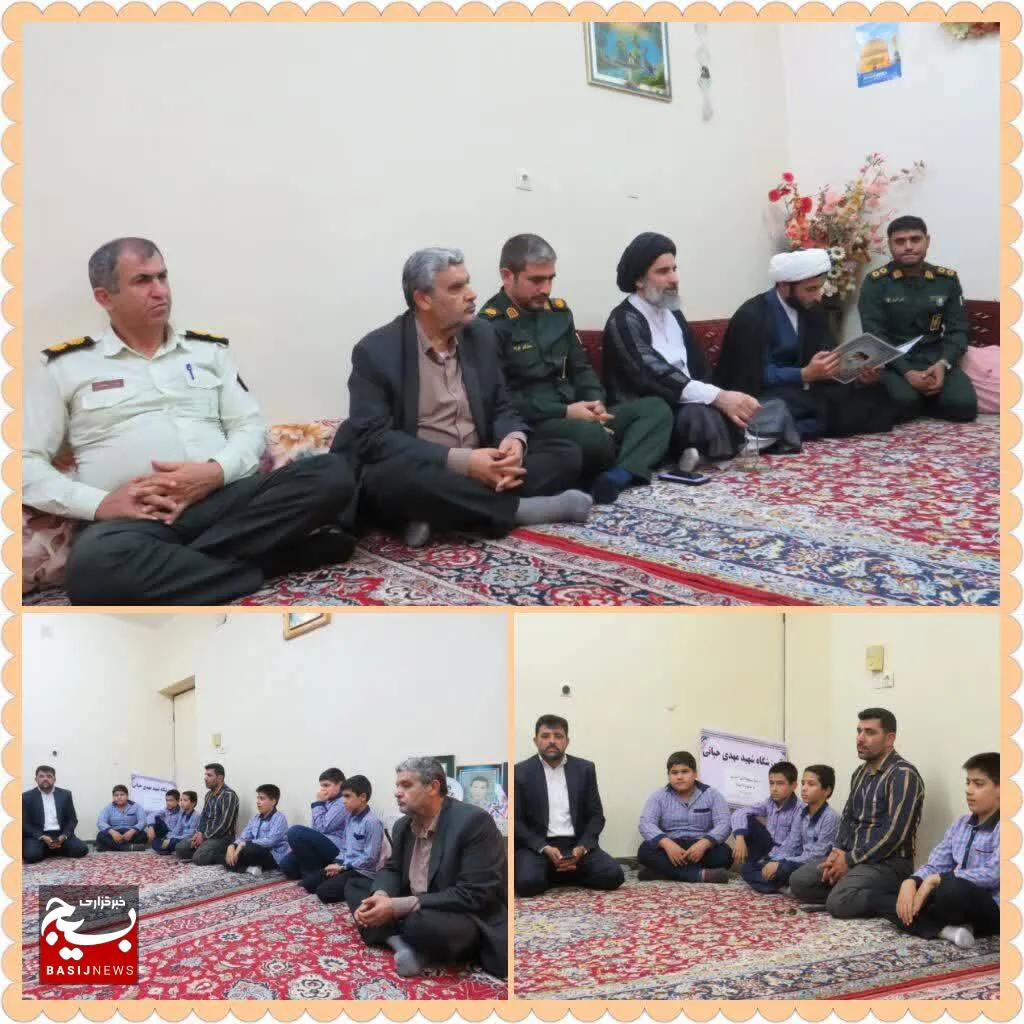 دیدار و تجلیل از خانواده معظم شهید دانش آموزدر هندیجان