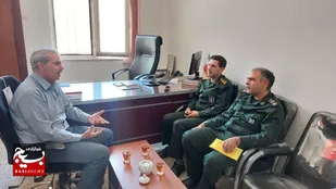 تعامل بسیج و سپاه و اداره صمت شاهرود در راستای تحقق شعار سال