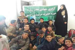 برگزاری اردوی جهادی در روستای قلعه شاطربالی دمق