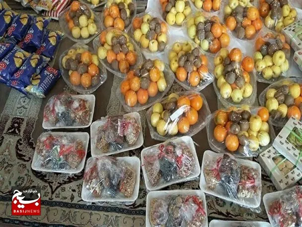 توزیع ۱۵۰۰ بسته کمک مومنانه ویژه شب یلدا در شوش