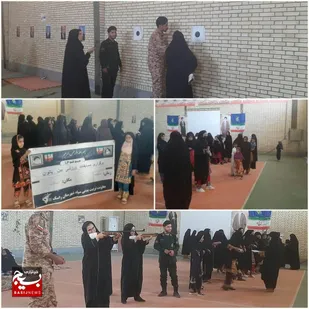 مسابقات تیراندازی با تفنگ بادی در شهرستان راسک برگزار شد