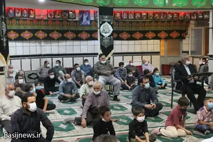 گرامیداشت شهدای ترور در پایگاه شهید مدنی همدان