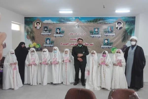 جشن حجاب دختران کارکنان سپاه جهرم برگزار شد