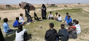 جشن نیمه شعبان در خاکریز فرشتگان/ همراه با خادمین شهدای خواهر استان کهگیلویه و بویراحمد در یادمان شرهانی +( تصاویر  )