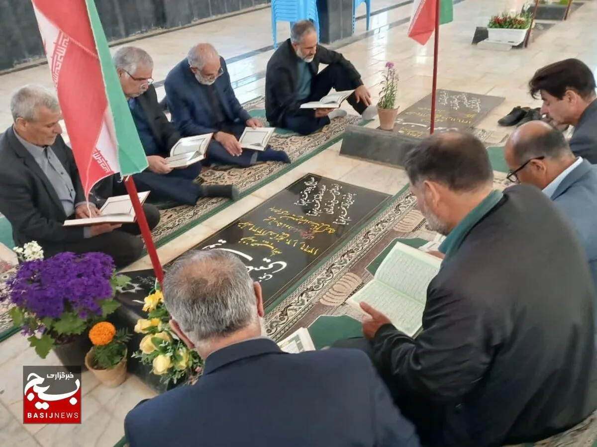 تجدید بیعت آزادگان باشهید دوران اسارت یوسف سلیمی