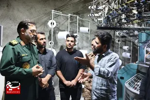 بازدید فرمانده سپاه استان همدان از امکانات ورزشی، تولیدی و بسیج روستای کردآباد +تصاویر