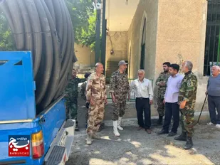 عملیات آبرسانی روستای کوشک بالا در آسارا آغاز شد