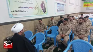 دیدار صمیمی حجت الاسلام جلیلیان با سربازان سپاه ناحیه کرمانشاه