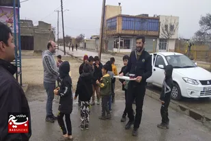برپایی ایستگاه صلواتی به مناسبت ولادت امام زمان(عج) در روستای بوبوک&zwnj;آباد قهاوند