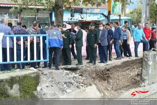 بازدید فرمانده سپاه قدس گیلان از مناطق سیل&zwnj;زده تالش+ تصاویر