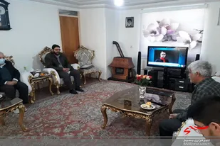 دیدار فرمانده حوزه شهید &laquo;نیاوند&raquo; ملایر با نخبه بسیجی