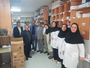 تجلیل از کارکنان بیمارستان شهید بهشتی یاسوج بمناسبت روز کارمند