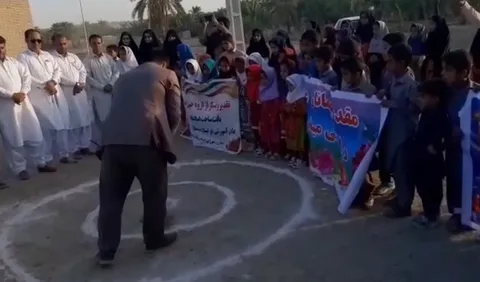 مدرسه ای برای لبخند کودکان محروم سیستان و بلوچستان