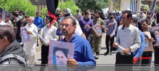 مردم شهید پرور شهرستان فاریاب به همراه مسئولین به مناسبت سالگرد رحلت حضرت امام خمینی (ره) به عزاداری پرداختند و یادو خاطر امام مهربانی هارا گرامی داشتند.