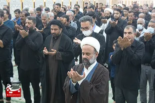 نمازجمعه عاشورایی در بندر دیّر برگزار شد