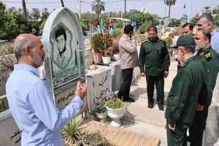 بازدید مسئولین کشوری و استانی از گلزار شهدای جهرم و تجدید میثاق با شهدا