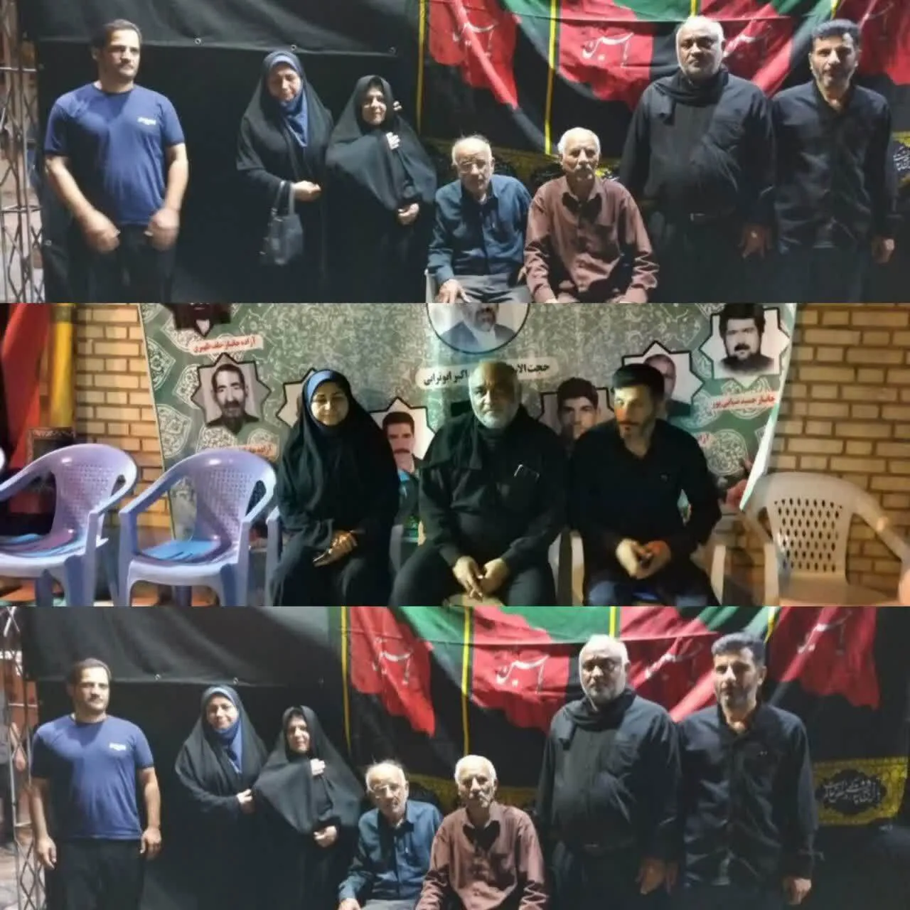 بازدید مسئولان هنری شهرستان شوش از مواکب وهيئت های مذهبی