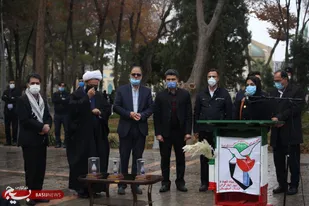 تجدید میثاق کادر درمان با شهدای مدافع سلامت