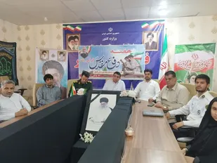 برگزاری جلسه شورای اداری شهرستان لاشار به مناسبت هفته دفاع مقدس