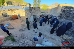 اردوی جهادی هیئت رزمندگان ثاراله همدان در روستای دارقشلاق