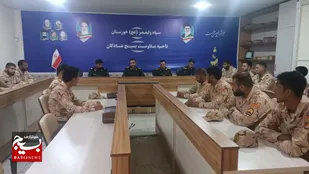 تکریم و تجلیل از سربازان ناحیه شادگان در هفته دفاع مقدس