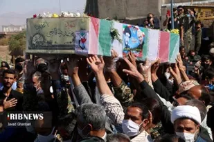 پیکر شهید &laquo;محمدرضا قانعی&raquo; در بردسکن به خاک سپرده شد