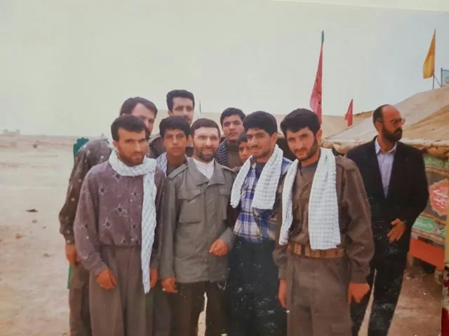 دیدار به یاد ماندنی بسیجیان شهر کیان با شهید صیاد شیرازی