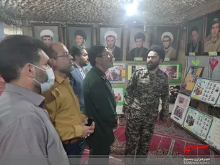 حضور چشمگیر سازمان بسیج طلاب اردبیل در نمایشگاه شهدای روحانی کشور
