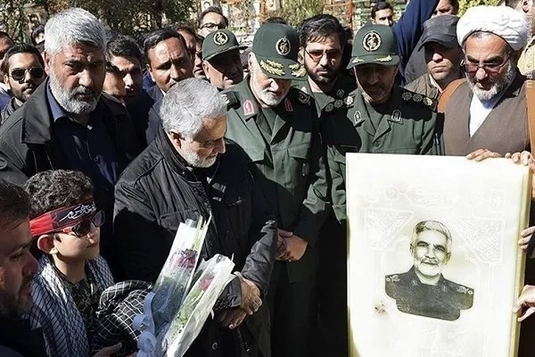 پیکر سردار شهید 