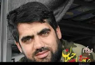 مراسم وداع با پیکر مطهر شهید مدافع حرم