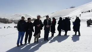 احیای امر به معروف در پیست اسکی کوهرنگ