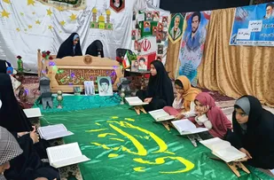ترتیل&zwnj;خوانی دختران نوجوان دوراهک در شب&zwnj;های ماه رمضان