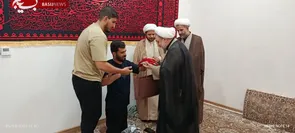 تجلیل مسئول بسیج طلاب کشور از جانباز  کرمانشاهی حماسه «جنگ ۴۰ روزه»