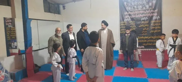 دورهمی بسیجیان روستای بیدگنه شهرستان ملارد با حضور مسئولان