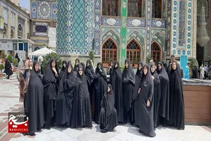 حضور جهادگران بسیجی سرخه در شاه عبدالعظیم حسنی